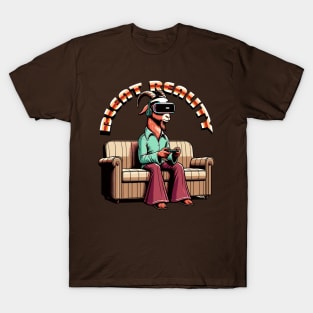 Goat Gamer - Virtual Retro Escape T-Shirt